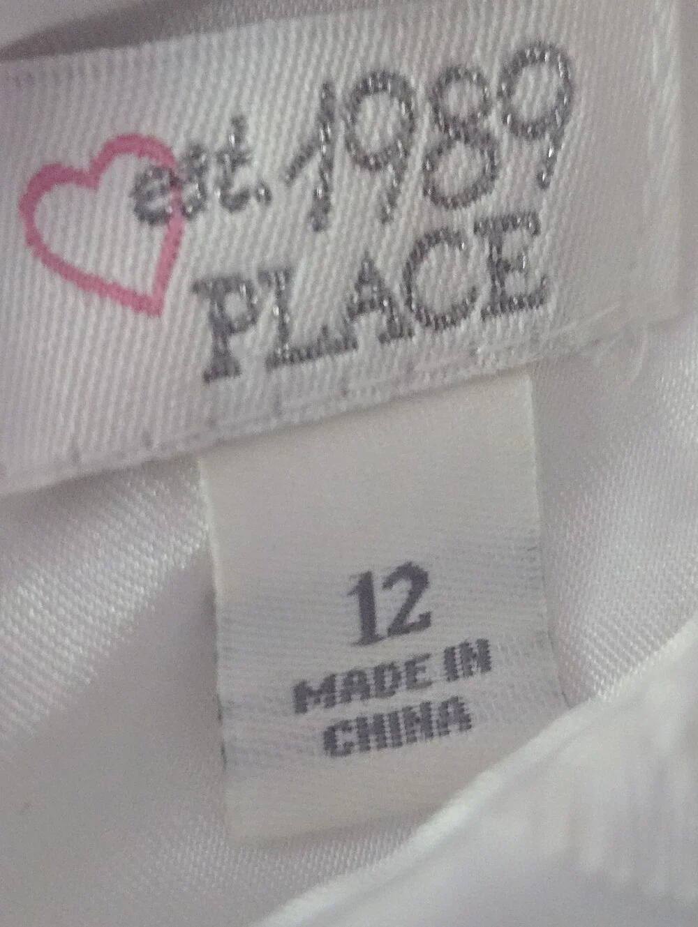 The Children's Place Girls 12 White Floral Layered Special Occasion Dress